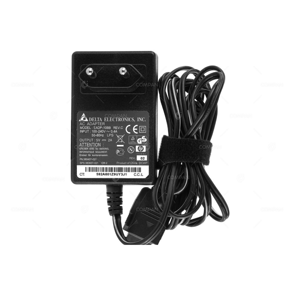 380637-021 HP 10W 5V 2A AC/DC ADAPTER 380437-021, EADP-10BB